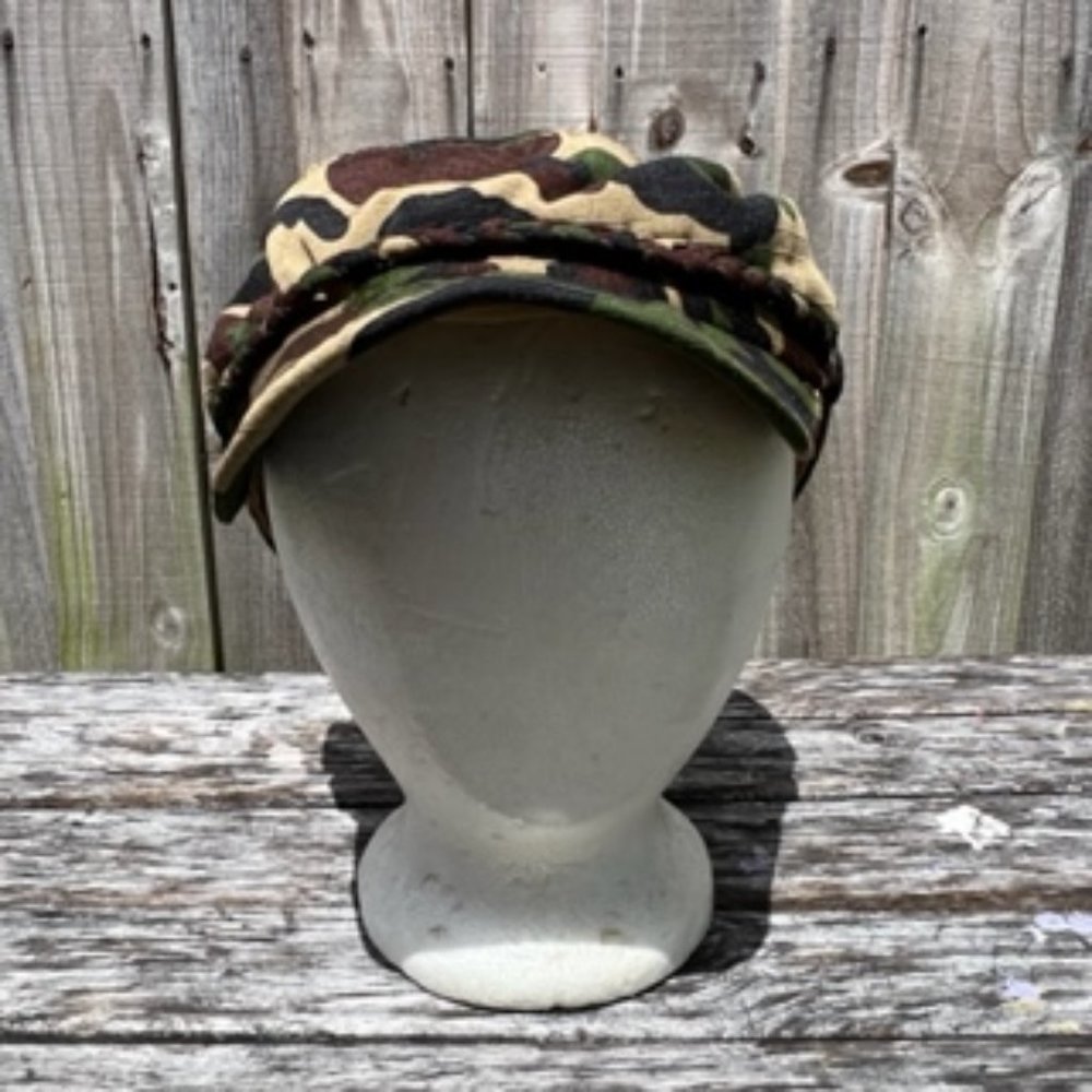 Camouflage Braided Fitted Hat